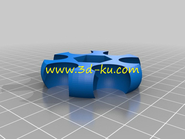 可用openscad打开的scad文件模型的图片2
