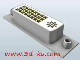3D打印模型插座的图片