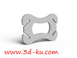 3D打印模型耳机绕线器的图片