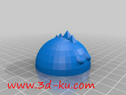 3D打印模型可移动头，移动心的机器人的图片