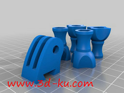 3D打印模型自行车固定装置的图片