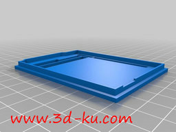 3D打印模型为存储模块设计的外壳可访问所有插口的图片
