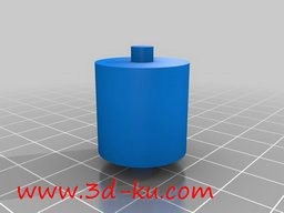 3D打印模型迷你磁带枪 - 胶带座的图片