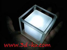 3D打印模型外接电源灯罩的图片