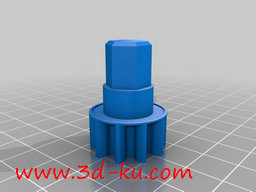 3D打印模型手摇版空袭警报器的图片