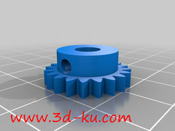 3D打印模型全息时钟的图片