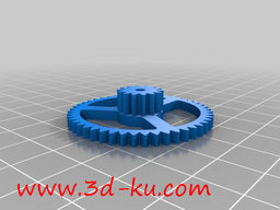 3D打印模型全息时钟的图片