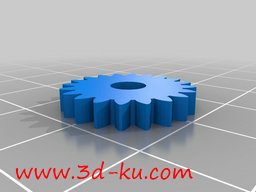 3D打印模型全息时钟的图片