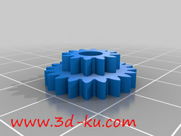 3D打印模型全息时钟的图片