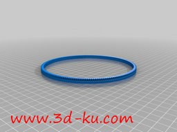 3D打印模型全息时钟的图片