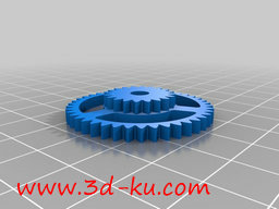 3D打印模型全息时钟的图片