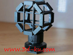 3D打印模型麦克风减震器支架的图片