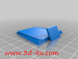 3D打印模型单反相机闪光灯柔光罩的图片