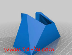 3D打印模型单反相机闪光灯柔光罩的图片