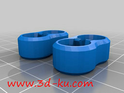 3D打印模型电池头尾保护器的图片