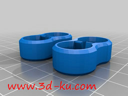 3D打印模型电池头尾保护器的图片