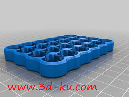 3D打印模型电池头尾保护器的图片