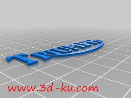 3D打印模型这是一个胜利的英文字的图片