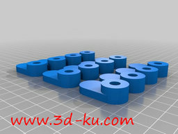3D打印模型可以使用它和螺钉将镜的图片