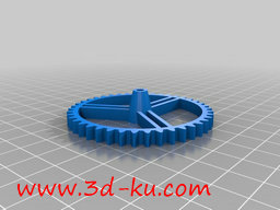 3D打印模型手牵手机械钟的图片