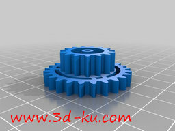 3D打印模型手牵手机械钟的图片