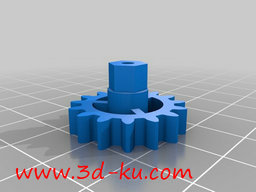 3D打印模型手牵手机械钟的图片