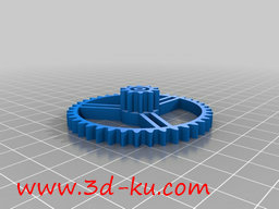 3D打印模型手牵手机械钟的图片