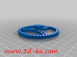 3D打印模型手牵手机械钟的图片