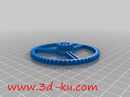 3D打印模型手牵手机械钟的图片