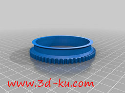 3D打印模型手牵手机械钟的图片