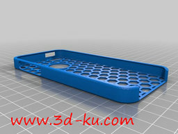 3D打印模型iphone蜂窝手机壳的图片
