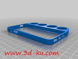 3D打印模型iPhone5的另类手机壳的图片