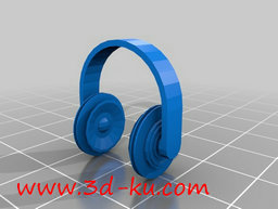3D打印模型头戴式耳机的图片