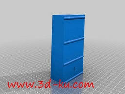 3D打印模型低音吉他的图片