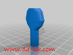 3D打印模型低音吉他的图片