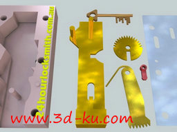 3D打印模型3D打印保险箱的图片