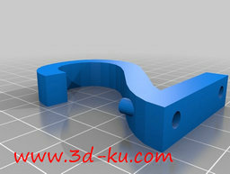 3D打印模型时尚耳机支架的图片