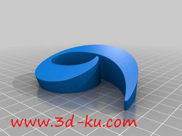 3D打印模型圆形钟的图片