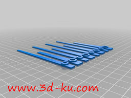 3D打印模型圆形钟的图片