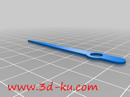 3D打印模型挂钟的图片