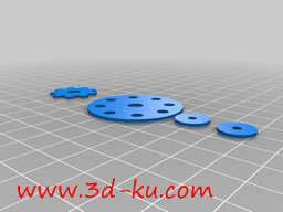 3D打印模型挂钟的图片