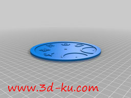 3D打印模型挂钟的图片