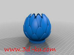3D打印模型具有艺术风格的灯的图片
