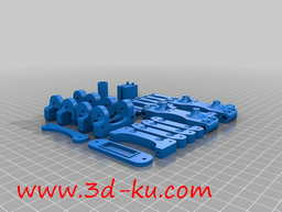 3D打印模型玩具汽车底盘，可遥控的图片
