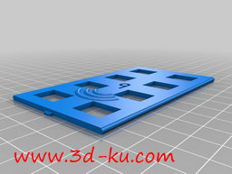 3D打印模型可以放置9V电池的图片