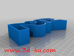 3D打印模型制作LOVE饼干，和的图片