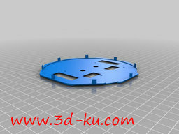 3D打印模型机器人底盘的图片