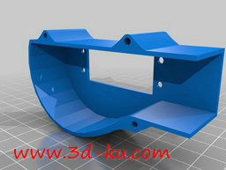 3D打印模型伺服电枢盖的图片