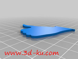3D打印模型翻转打开竖起了的大拇的图片