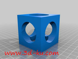 3D打印模型现代音箱箱体的图片